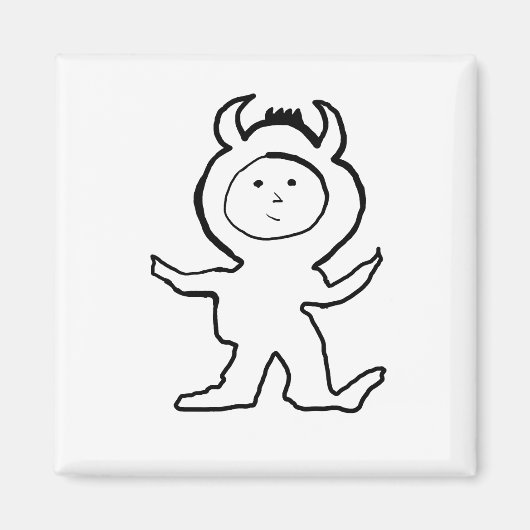 Bull Jammies von Cussdum Designs Magnet (Vorne)