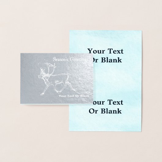 Bull Kariou - Die Grüße der Saison Folienkarte (Anzeige)