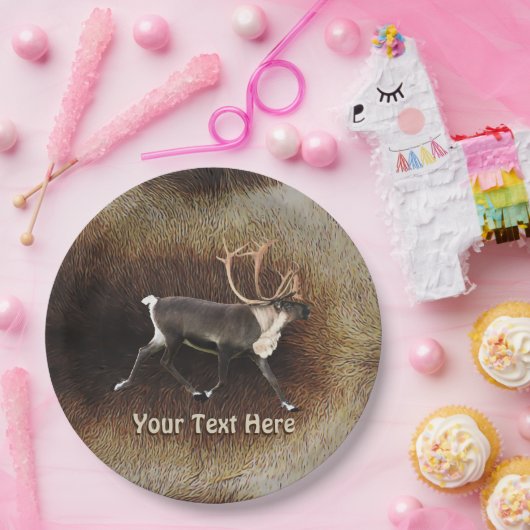 Bull Kariou (Reindeer) Pappteller (Party)