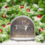 Bull Kariou (Reindeer) Schneekugeln (Weihnachten)