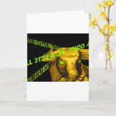 Bull Karte (Gelbe Blume)