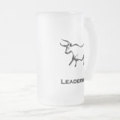 Bull Leadership Black Mattglas Bierglas (VorderseiteRechts)