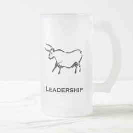 Bull Leadership Black Mattglas Bierglas