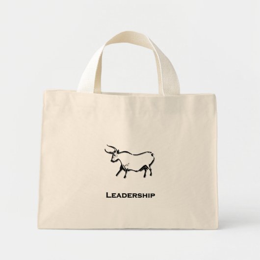 Bull Leadership Black Mini Stoffbeutel (Vorne)