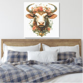 Bull Leinwand Art (Insitu (Schlafzimmer))