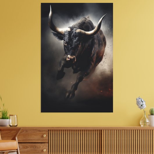 Bull Leinwand Art (Insitu (Wohnzimmer))