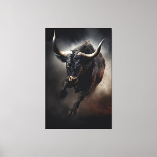 Bull Leinwand Art