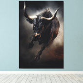Bull Leinwand Art (Insitu (Holzboden))