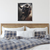 Bull Leinwand Art (Insitu (Schlafzimmer))