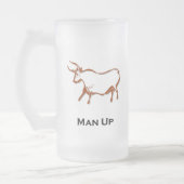 Bull-Mann Mattglas Bierglas (Links)