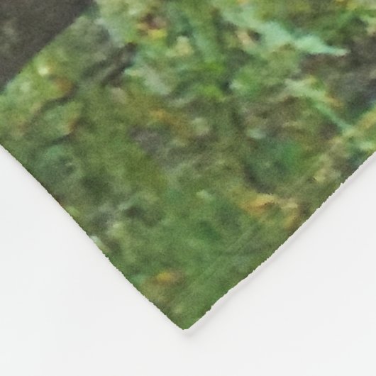 Bull-Männchen-Feld im Herbst Fleecedecke (Ecke)