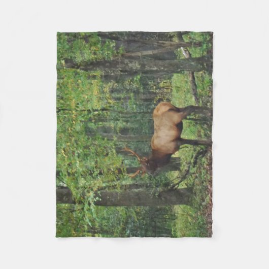 Bull-Männchen-Feld im Herbst Fleecedecke (Vorderseite)