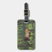 Bull-Männchen-Feld im Herbst Gepäckanhänger (Vorderseite vertikal)