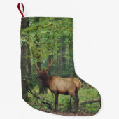 Bull-Männchen-Feld im Herbst Kleiner Weihnachtsstrumpf (Vorderseite)