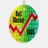 Bull Market 2025 Keramik Ornament (Rechts)