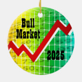 Bull Market 2025 Keramik Ornament (Hinten)