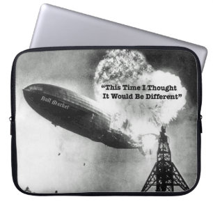 Bull Market Crash Spaß Laptopschutzhülle