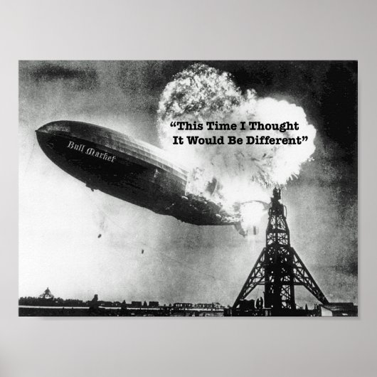 Bull Market Crash Spaß Poster (Vorne)