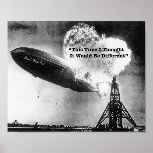 Bull Market Crash Spaß Poster (Vorne)