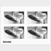 Bull Market Crash Spaß Rechteckiger Aufkleber (Blatt)