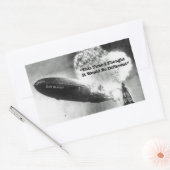 Bull Market Crash Spaß Rechteckiger Aufkleber (Umschlag)