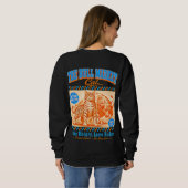 Bull Market Katze Damen Trader Sweatshirt (Schwarz voll)