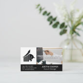 Bull Market Logo | Finanzanalysen Visitenkarte (Stehend Vorderseite)