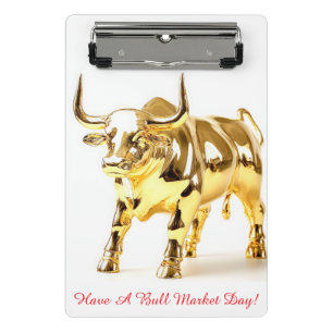 Bull Market Mini Klemmbrett