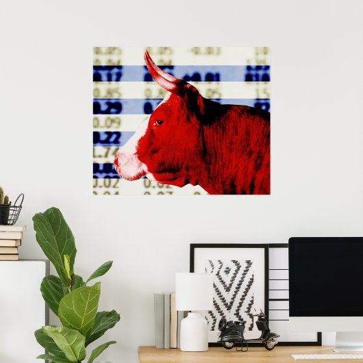 Bull Market Poster (Heimbüro)