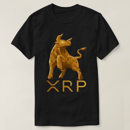 Bull Market Ripple XRP Crypto Coin HODL T-Shirt (Design vorne)