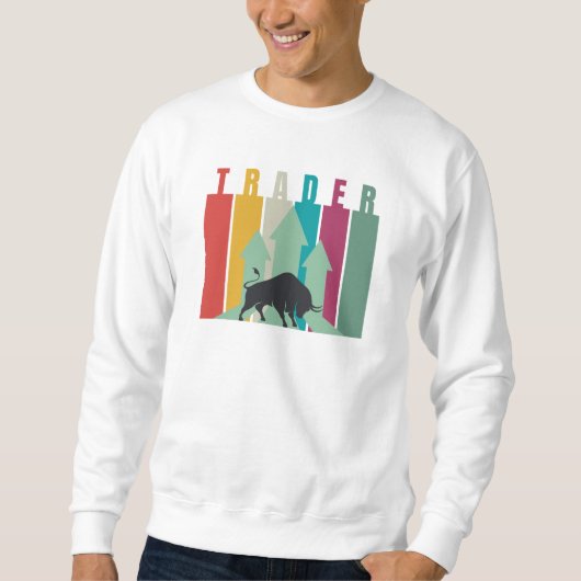 Bull market Trader | Simple design  Sweatshirt (Vorderseite)