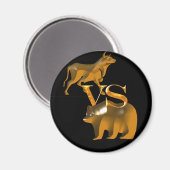 Bull Market VS Bear Market Magnet (Vorderseite/Rückseite)