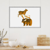 Bull Market VS Bear Market Poster (Küche)