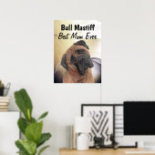 Bull Mastiff Beste Mutter Poster (Heimbüro)