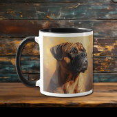 Bull Mastiff Dog Portrait Tasse