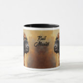 Bull Mastiff Dog Portrait Tasse (Zentrum)