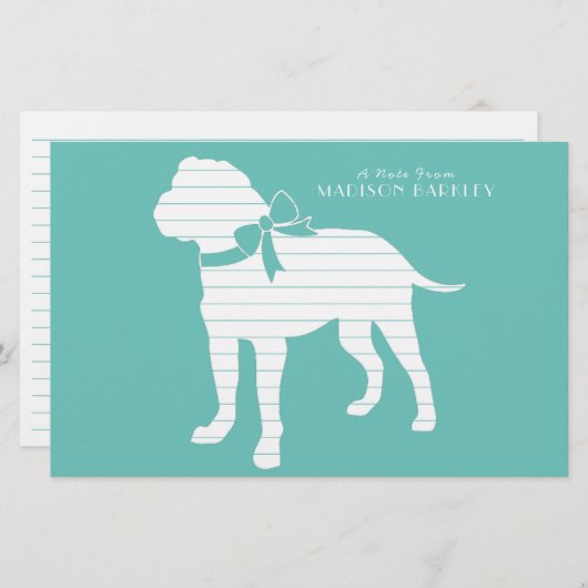 Bull Mastiff Doppy Puppy Bullmastiff Briefpapier (Vorne/Hinten)