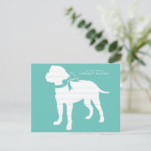 Bull Mastiff Doppy Puppy Bullmastiff Dankeskarte (Stehend Vorderseite)