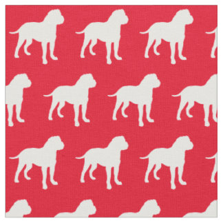 Bull Mastiff Hund Silhouette Pet Bullmastiff Red Stoff