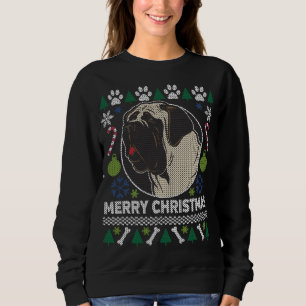 Bull Mastiff Hund züchten Ugly Christmas Sweater Sweatshirt