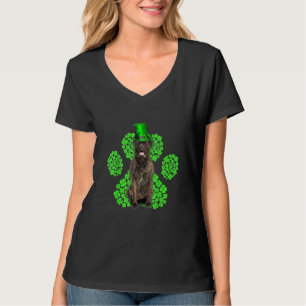 Bull Mastiff Kleeblatt C St Patrick's Day T-Shirt