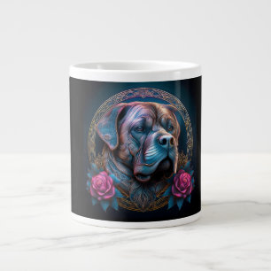 Bull Mastiff Peers durch ein Zeitportal Jumbo-Tasse