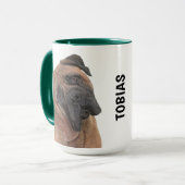 Bull Mastiff Personalisierte Mug Tasse (Vorderseite Links)
