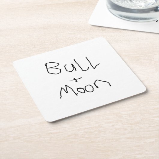 Bull Moon "Red Days" Untersetzer (angewinkelt)