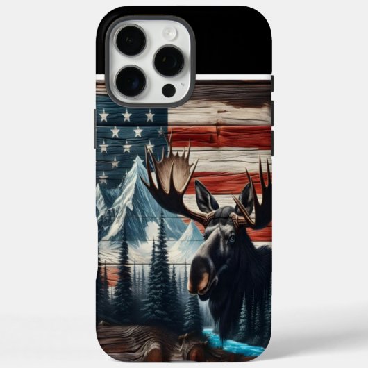 Bull Moose American Pride Case-Mate iPhone Hülle (Rückseite)
