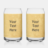 Bull Moose auf altem Papier Dosenglas (Rückseite)