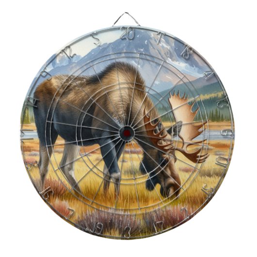 Bull Moose Dartboard Dartscheibe (vorne)