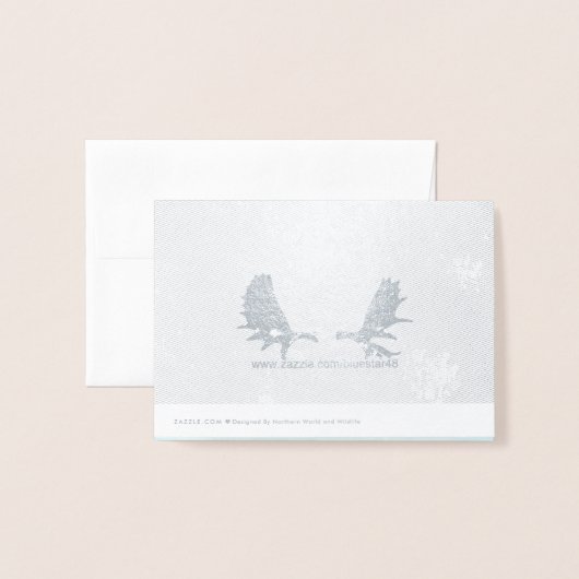 Bull Moose - Die Grüße der Saison Folienkarte (Rückseite mit Umschlag)