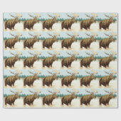 Bull Moose Geschenkpapier (Flach)