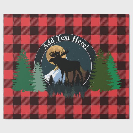 Bull Moose Geschenkpapier (Flach)